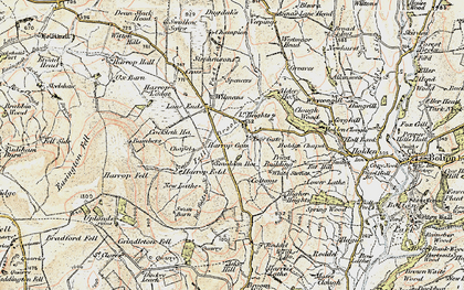Old map of Bambers in 1903-1904
