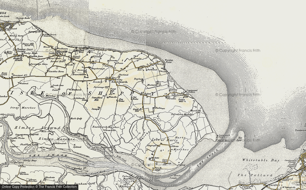 Old Map of Bay View, 1897-1898 in 1897-1898