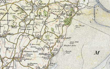 Old map of Baycliff in 1903-1904