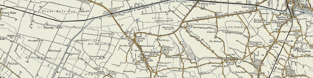 Old map of Baythorpe in 1902-1903