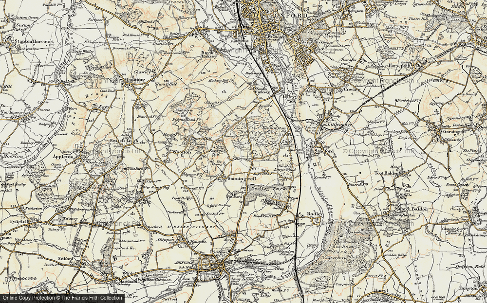 Old Map of Bayworth, 1897-1899 in 1897-1899