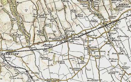 Old map of Boon Woods in 1903-1904