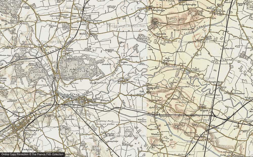 Old Map of Beal, 1903 in 1903