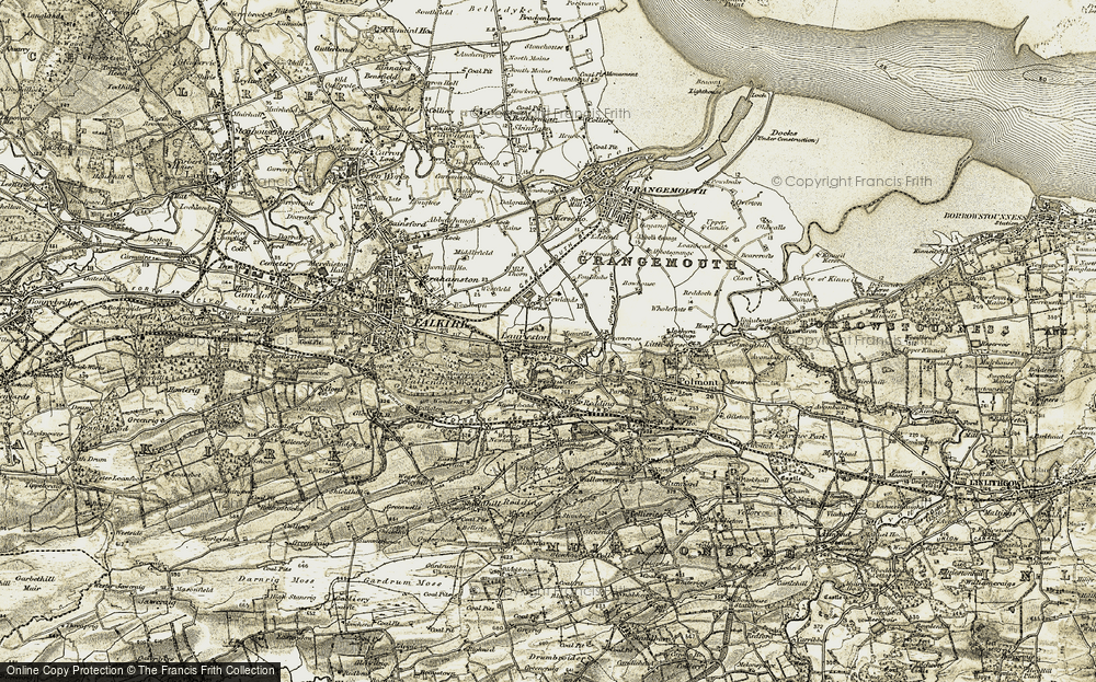 Old Map of Beancross, 1904-1906 in 1904-1906