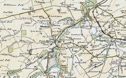 Old map of Bearsbridge in 1901-1904