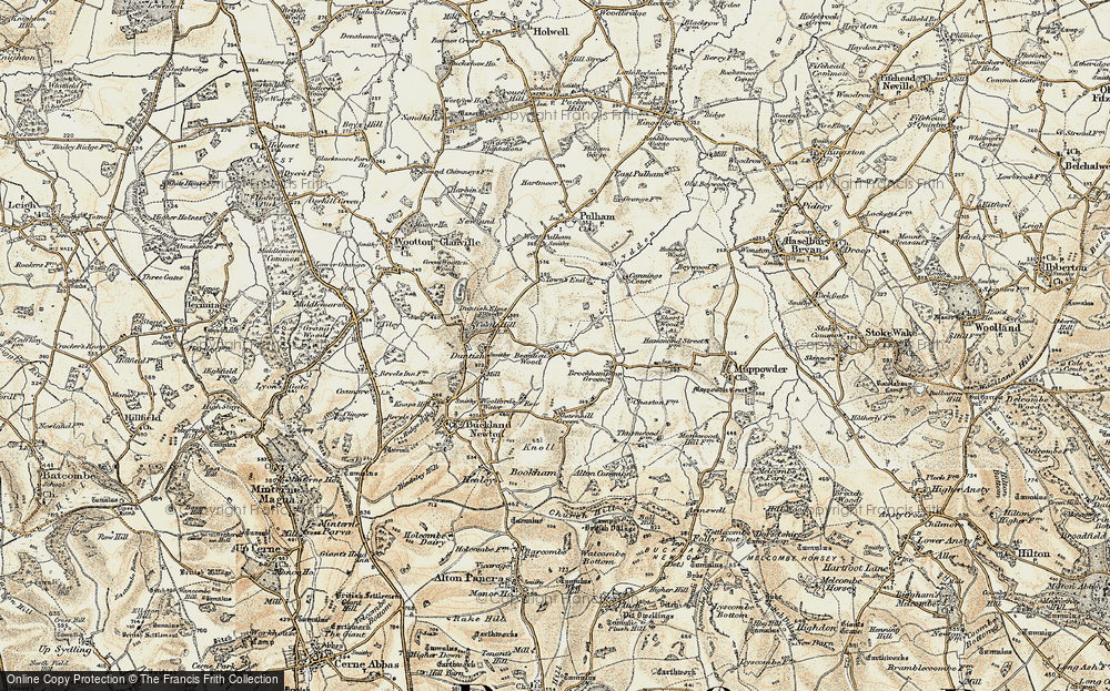 Old Map of Beaulieu Wood, 1899 in 1899