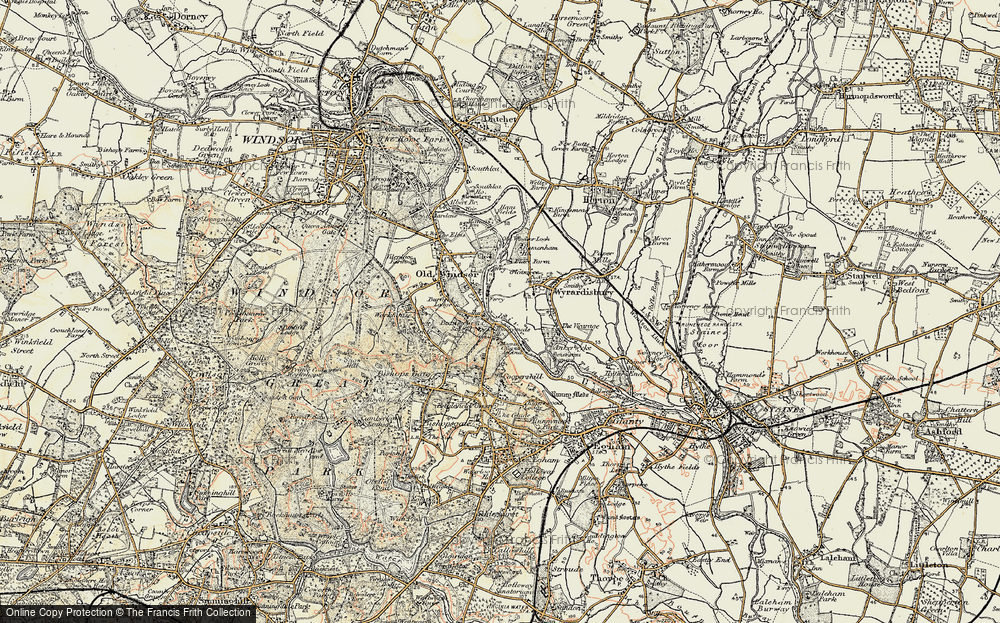 Old Map of Beaumont, 1897-1909 in 1897-1909