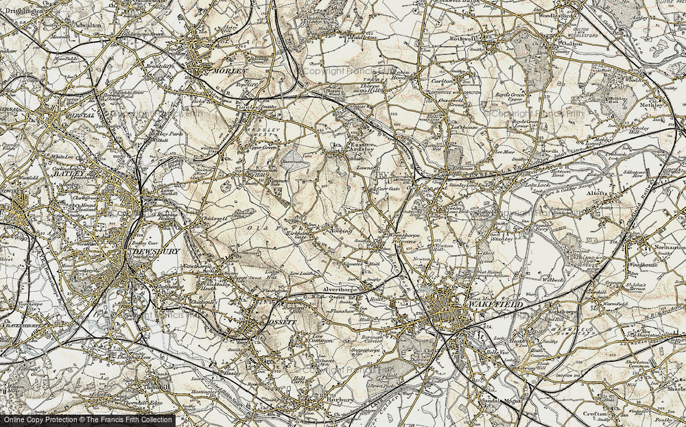 Old Map of Beck Bottom, 1903 in 1903