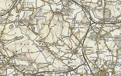 Old map of Beck Bottom in 1903