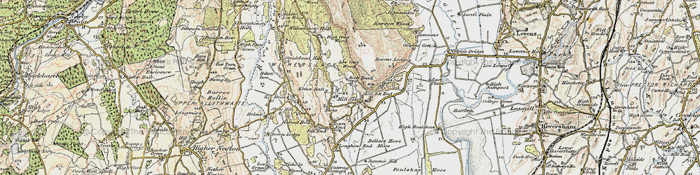 Old map of White Scar in 1903-1904