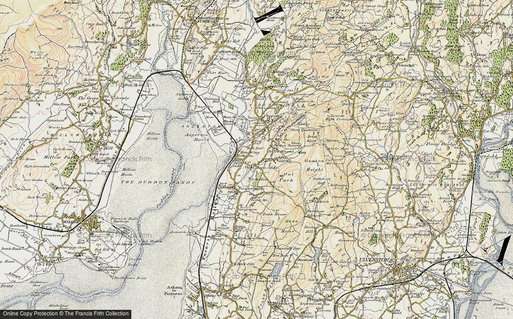 Old Map of Beck Side, 1903-1904 in 1903-1904