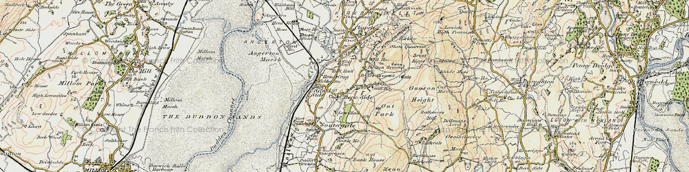 Old map of Beck Side in 1903-1904