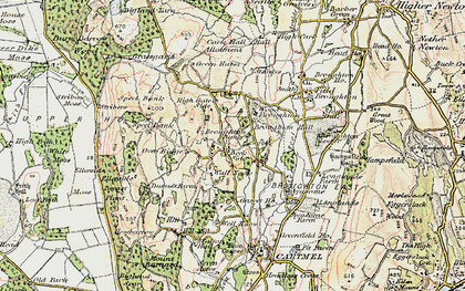 Old map of Broughton Bank in 1903-1904