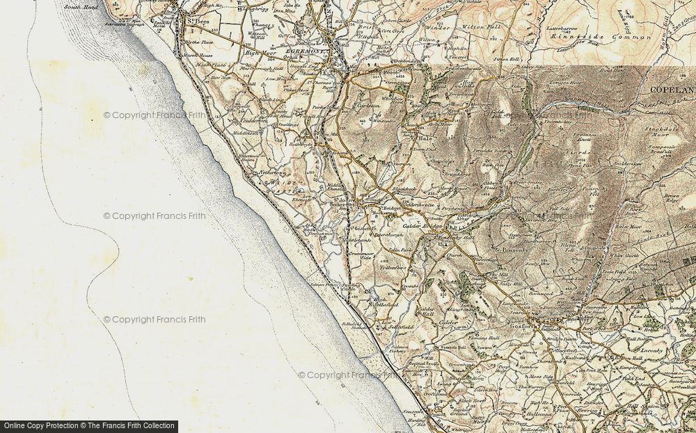 Old Map of Beckermet, 1903-1904 in 1903-1904