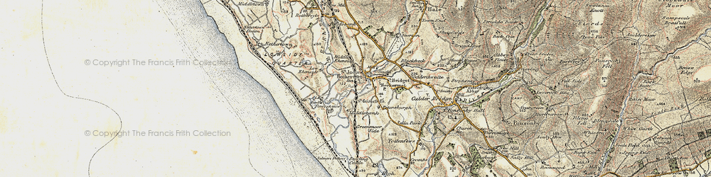 Old map of Beckermet in 1903-1904