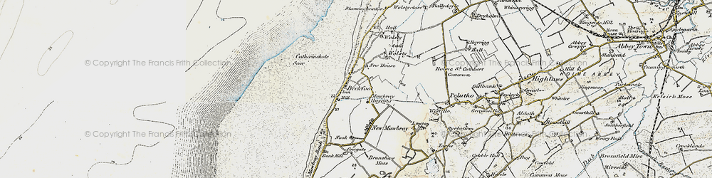 Old map of Beckfoot in 1901-1904