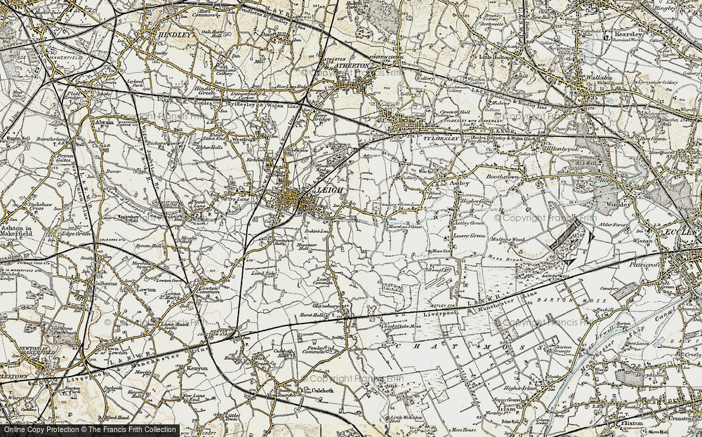 Old Map of Bedford, 1903 in 1903