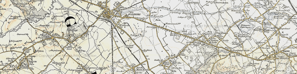 Old map of Bedgrove in 1898