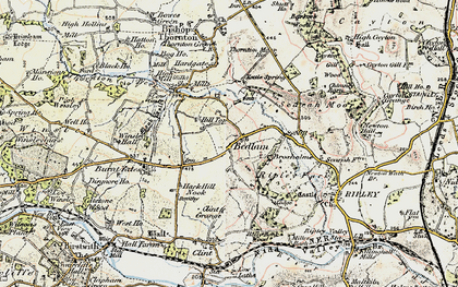 Old map of Broxholme in 1903-1904