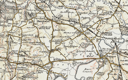 Old map of Bedwell in 1902