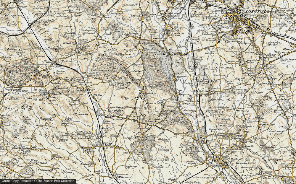Old Map of Beech, 1902 in 1902