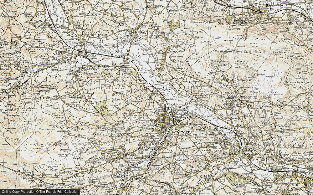 Old Map of Beechcliffe, 1903-1904 in 1903-1904