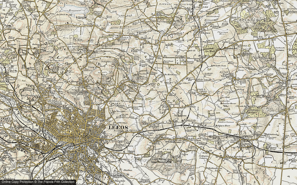 Old Map of Beechwood, 1903-1904 in 1903-1904
