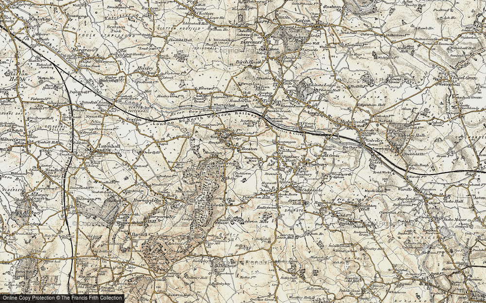 Old Map of Beeston, 1902-1903 in 1902-1903