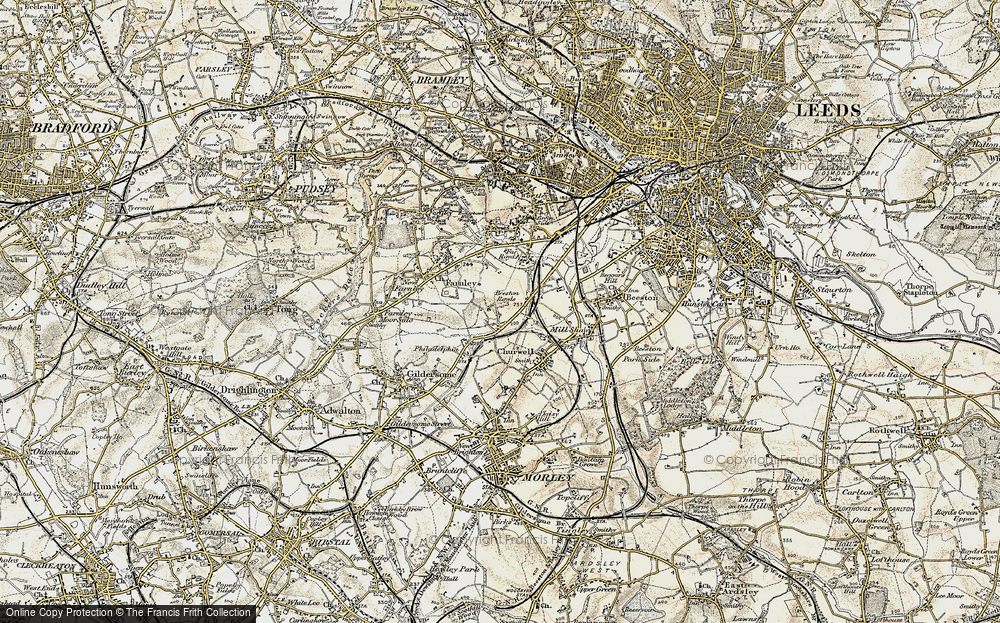 Old Map of Beeston Royds, 1903 in 1903