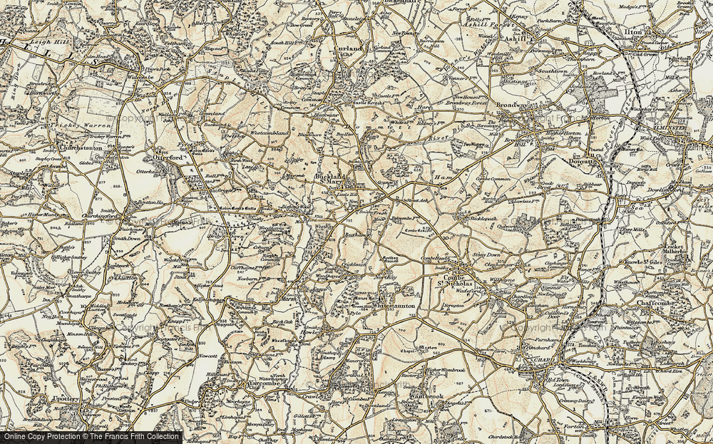 Old Map of Beetham, 1898-1900 in 1898-1900