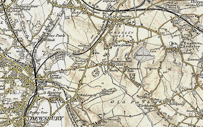 Old map of Beggarington Hill in 1903