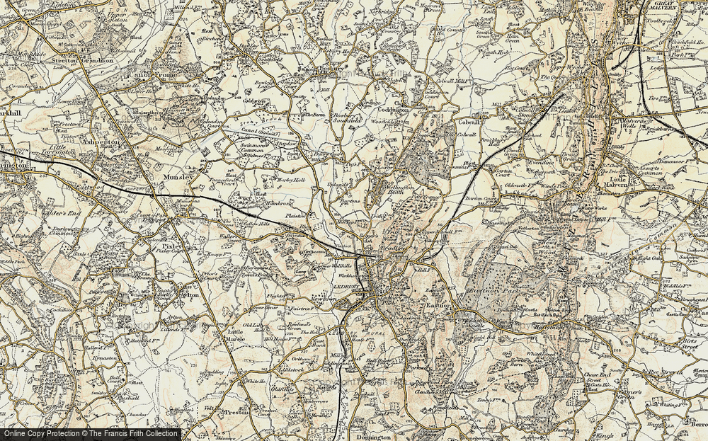 Old Map of Beggars Ash, 1899-1901 in 1899-1901