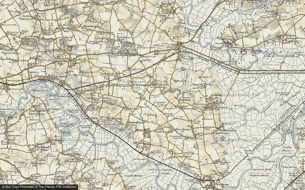 Old Map of Beighton, 1901-1902 in 1901-1902