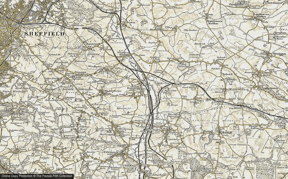 Old Map of Beighton, 1902-1903 in 1902-1903