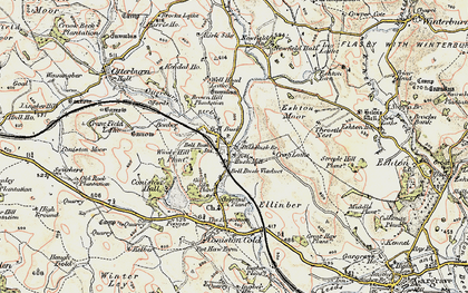 Old map of Bonber in 1903-1904