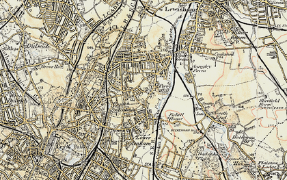 Old map of Bell Green in 1897-1902