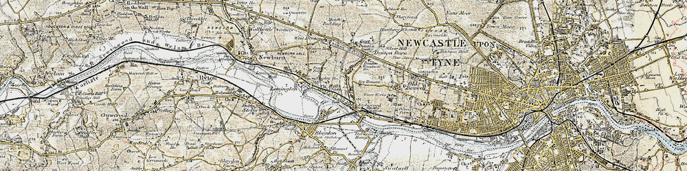 Old map of Bell's Close in 1901-1904
