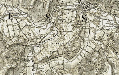 Old map of Bellanrigg in 1903-1904