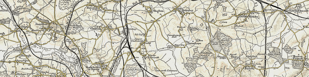 Old map of Belle Green in 1903