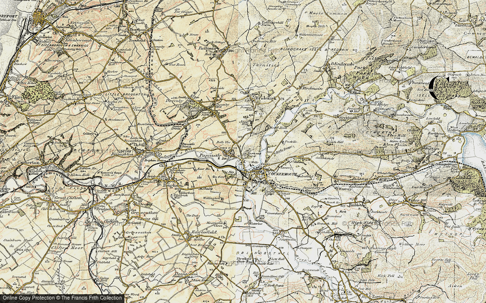 Old Map of Belle Vue, 1901-1904 in 1901-1904