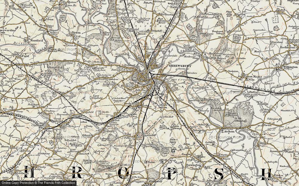 Old Map of Belle Vue, 1902 in 1902