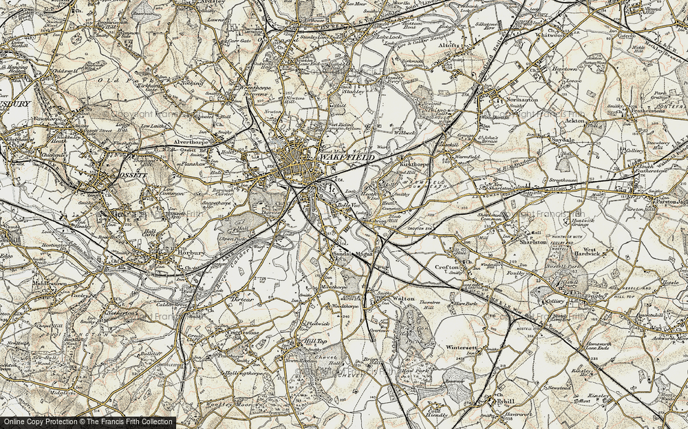 Old Map of Belle Vue, 1903 in 1903