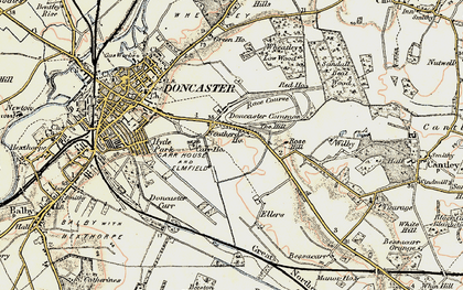 Old map of Belle Vue in 1903