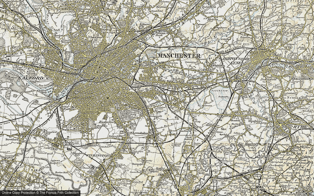 Old Map of Belle Vue, 1903 in 1903