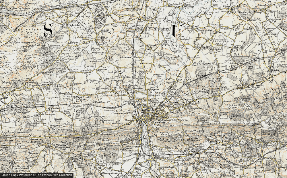 Old Map of Bellfields, 1898-1909 in 1898-1909