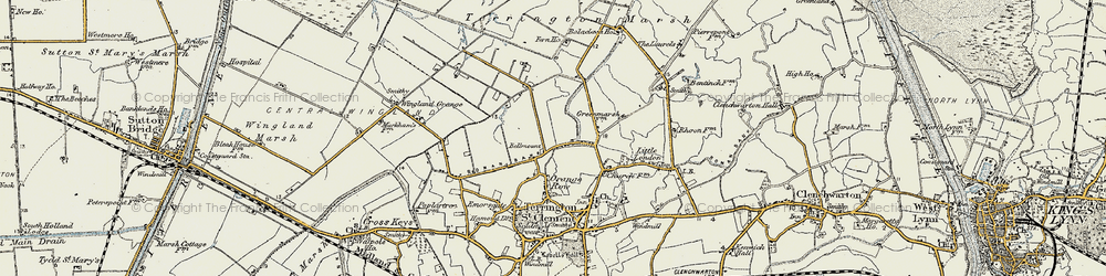 Old map of Bellmount in 1901-1902