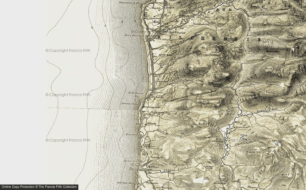 Old Map of Bellochantuy, 1905 in 1905