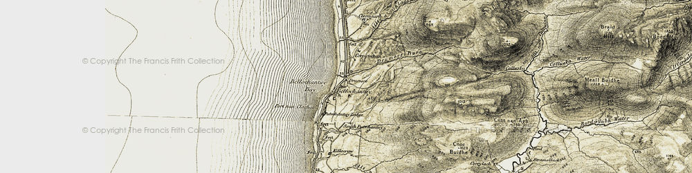 Old map of Bellochantuy Bay in 1905