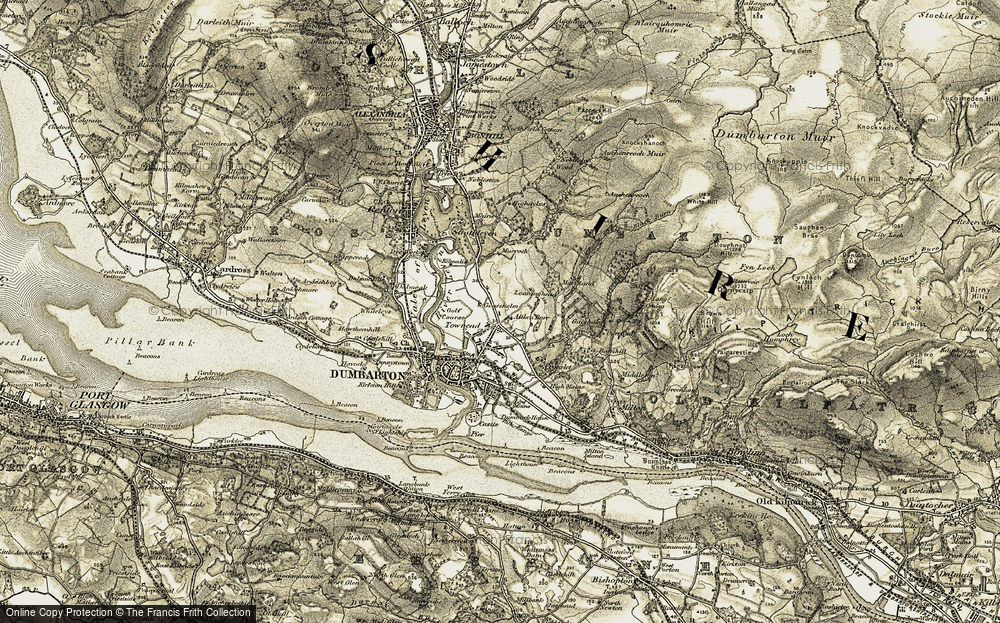 Old Map of Bellsmyre, 1905-1907 in 1905-1907