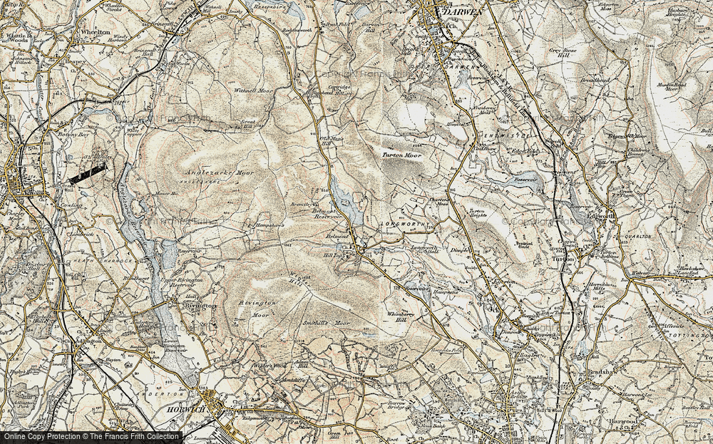 Old Map of Historic Map covering Bromiley in 1903